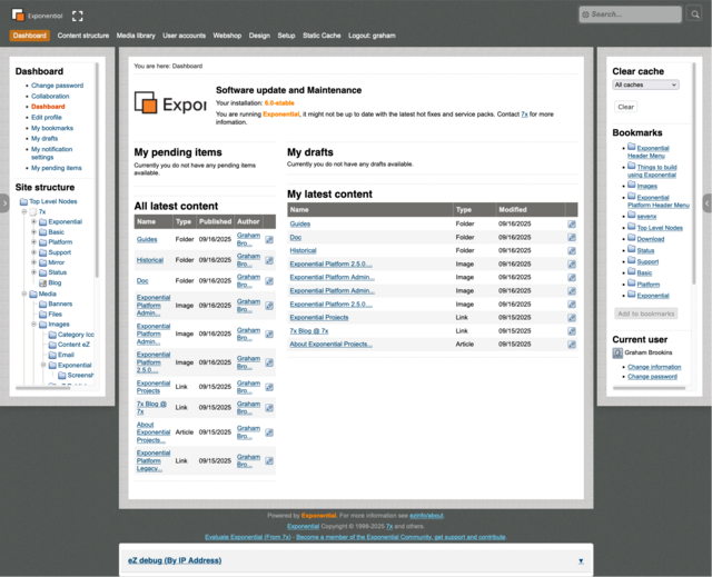Exponential Project - Admin Dashboard