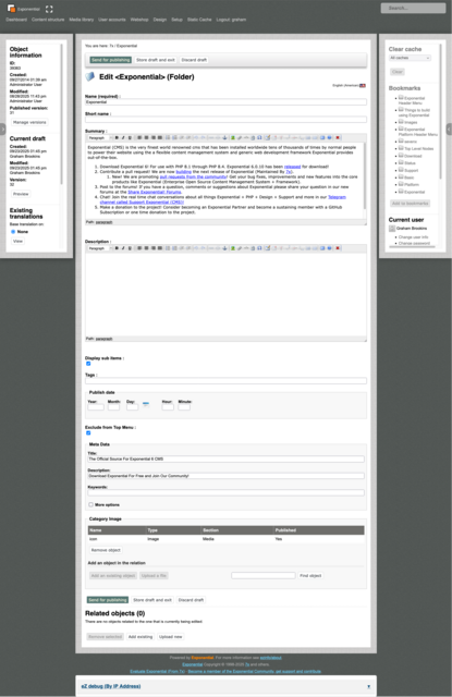 Exponential Project - Admin Edit Folder